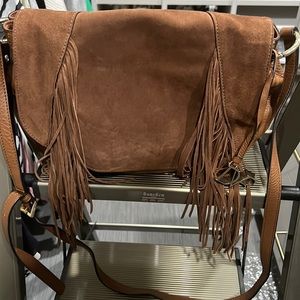 DVF hobo cognac voyager crossbody